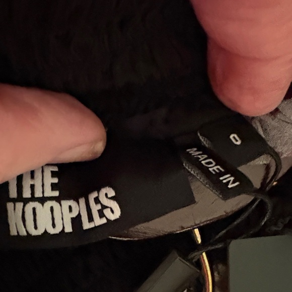 The Kooples Black Floral Long Sleeve Dress - Picture 12 of 12